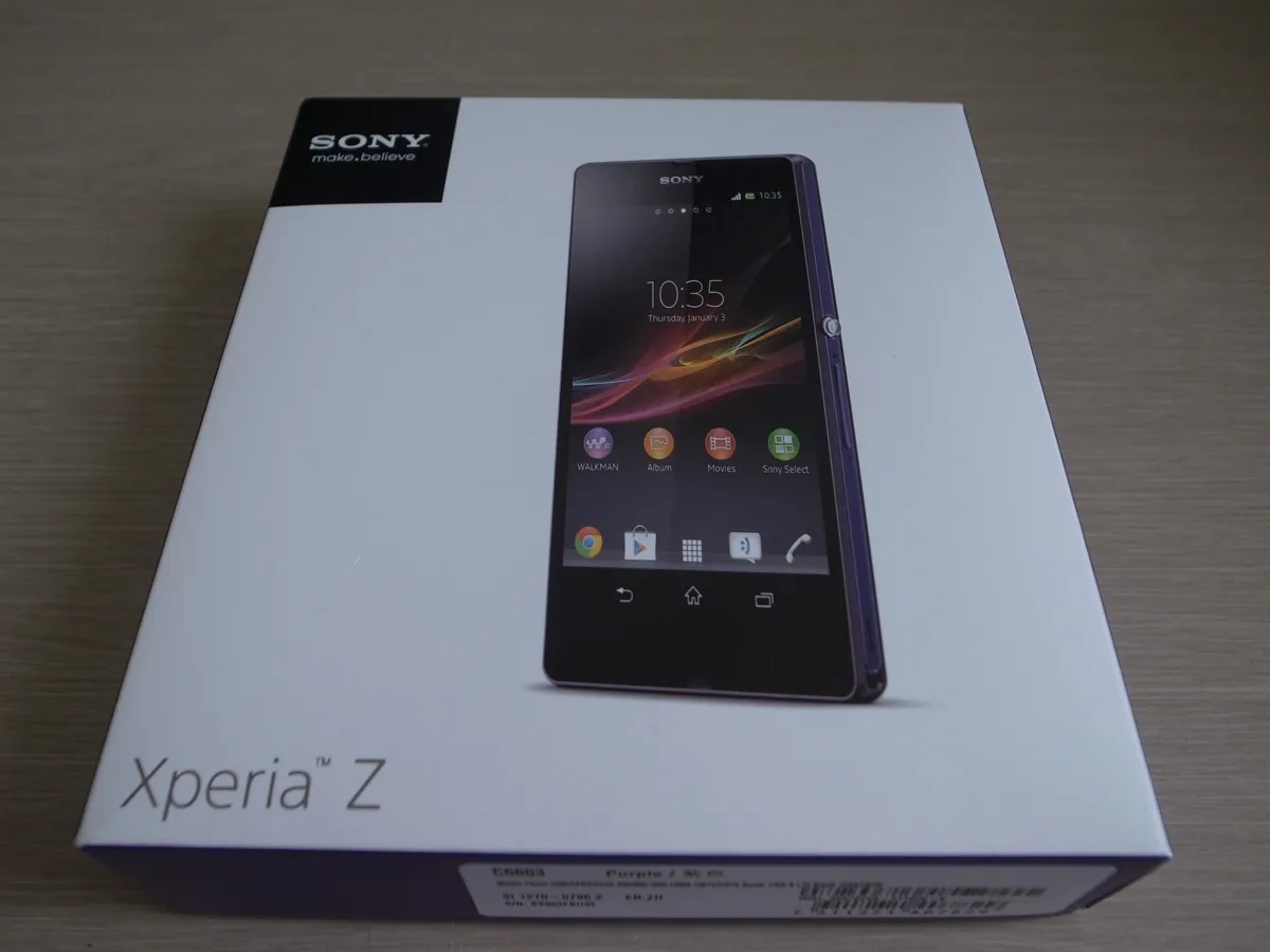 Xperia z purple 1