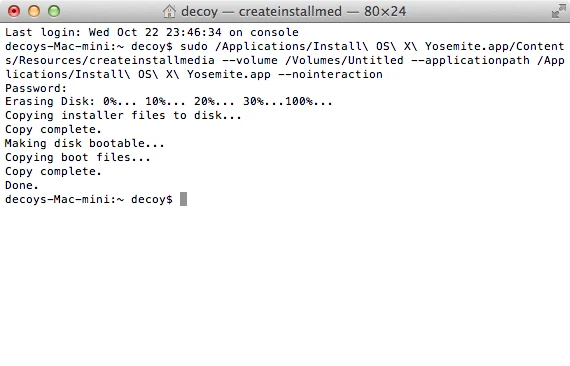 Install disk create 05