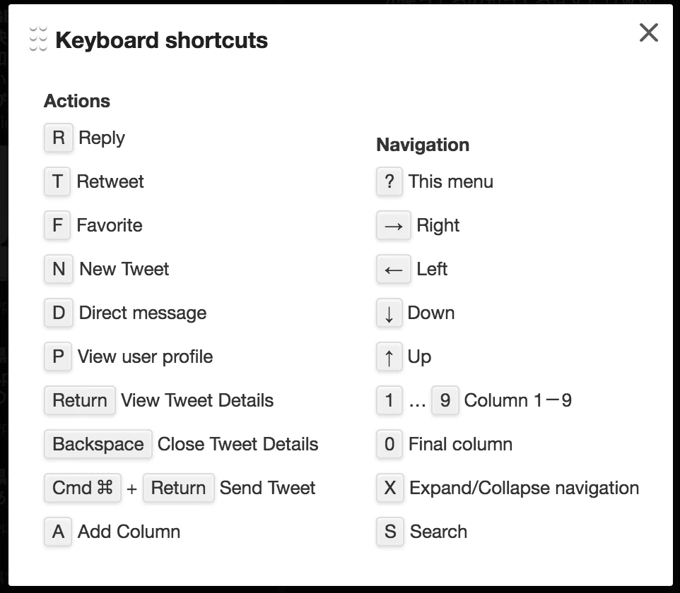 TweetDeck BetterTweetDeck Twitter 拡張機能