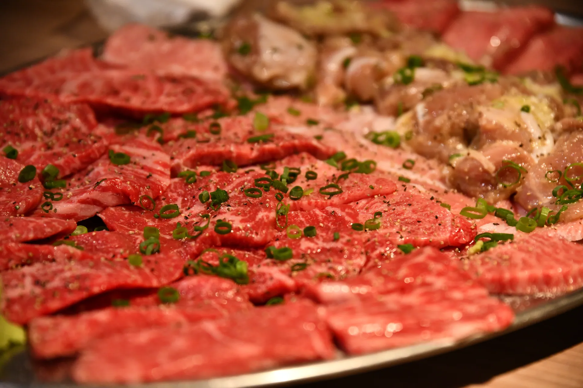 肉と日本酒の塩の肉、アップ