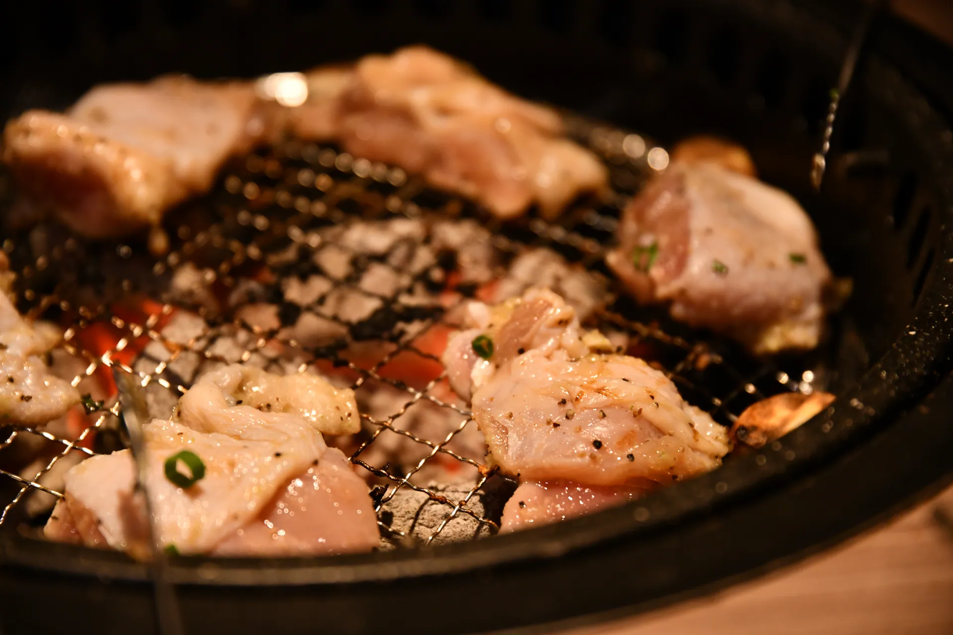 どんどん焼かれていく肉