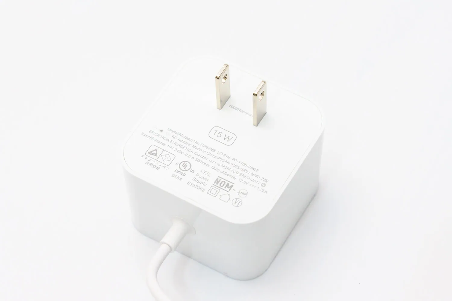 Echo Dotの充電器