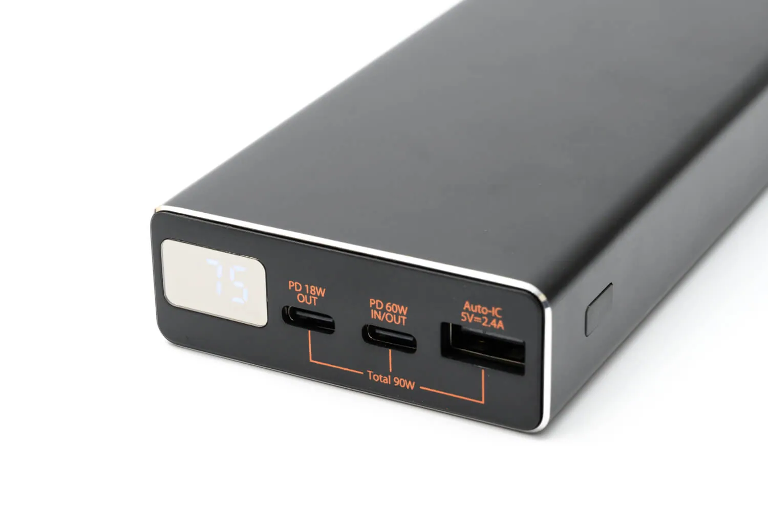 cheero Power Plus 5 Premium 20000mAh の残容量インジケーター
