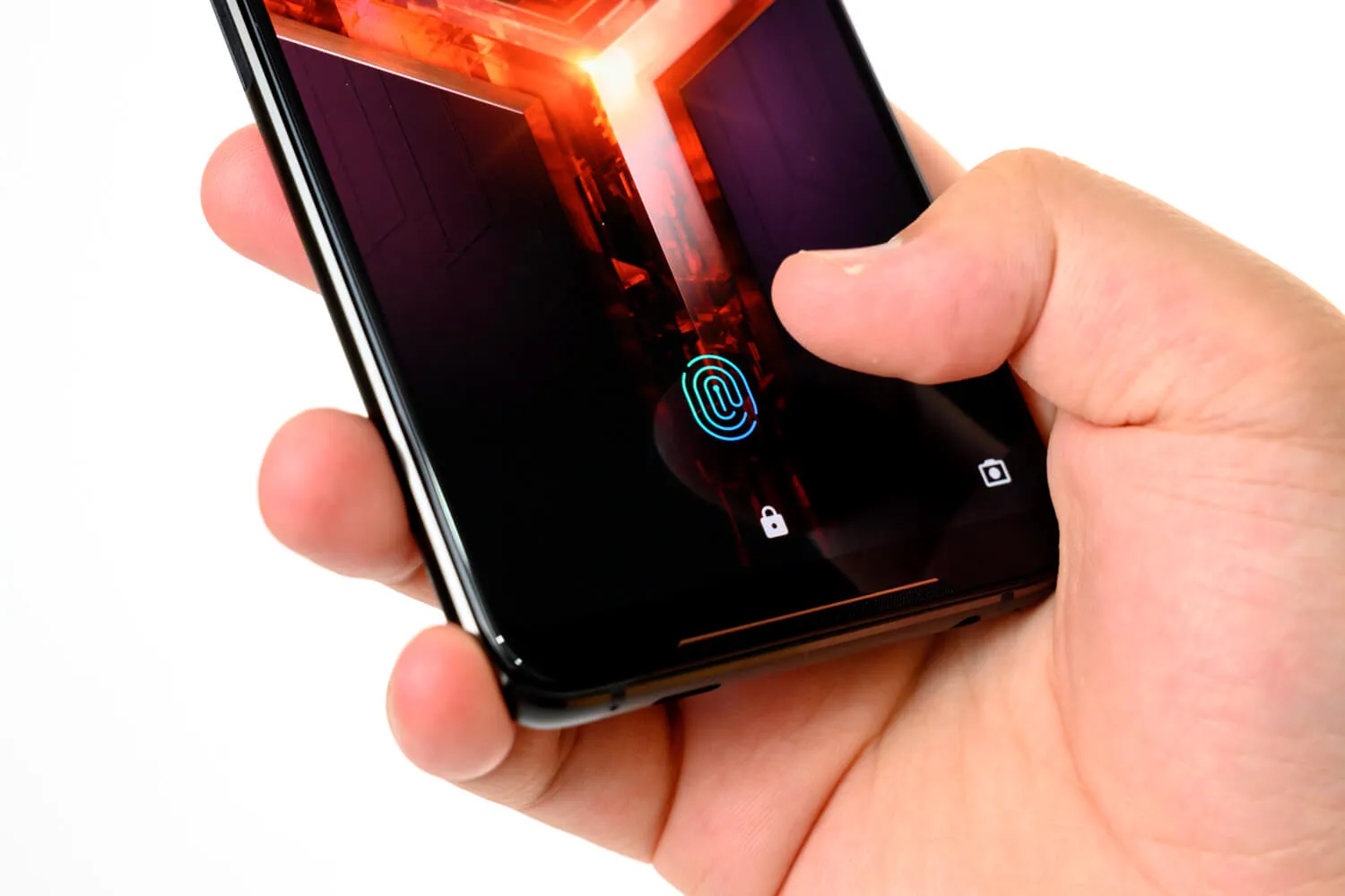 ROG Phone II の指紋センサーは画面内蔵型