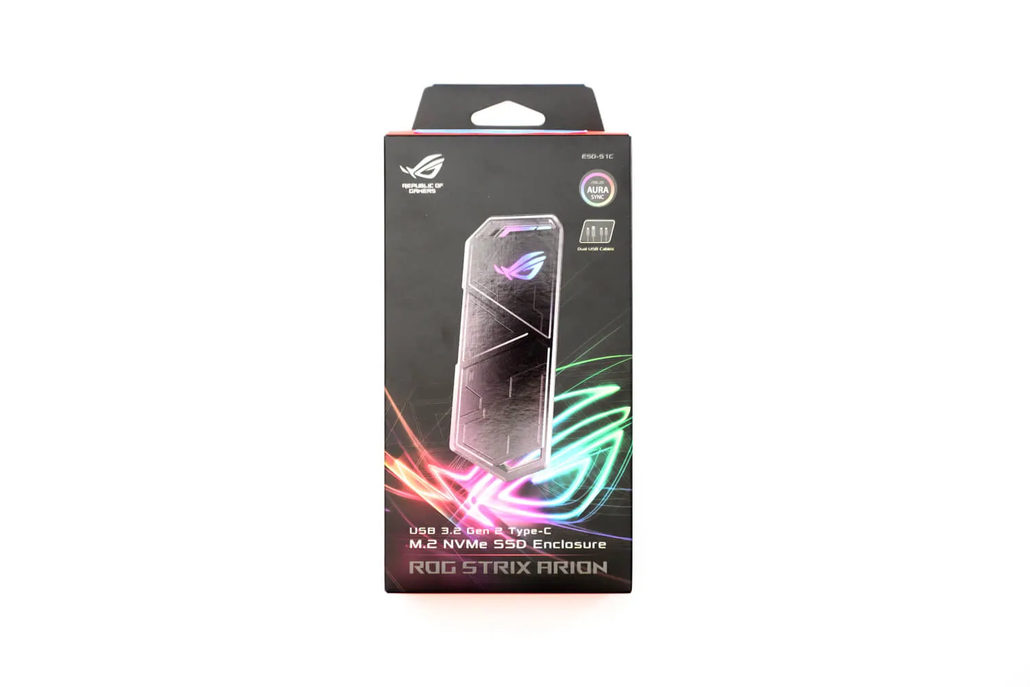 ASUS ROG Strix Arionの化粧箱