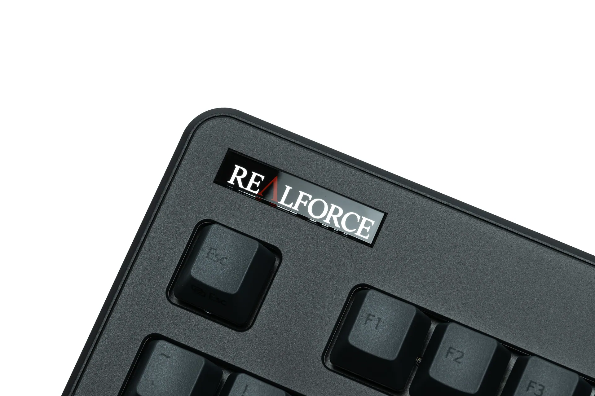 REALFORCE R3 R3HD11本体のREALFORCEロゴ