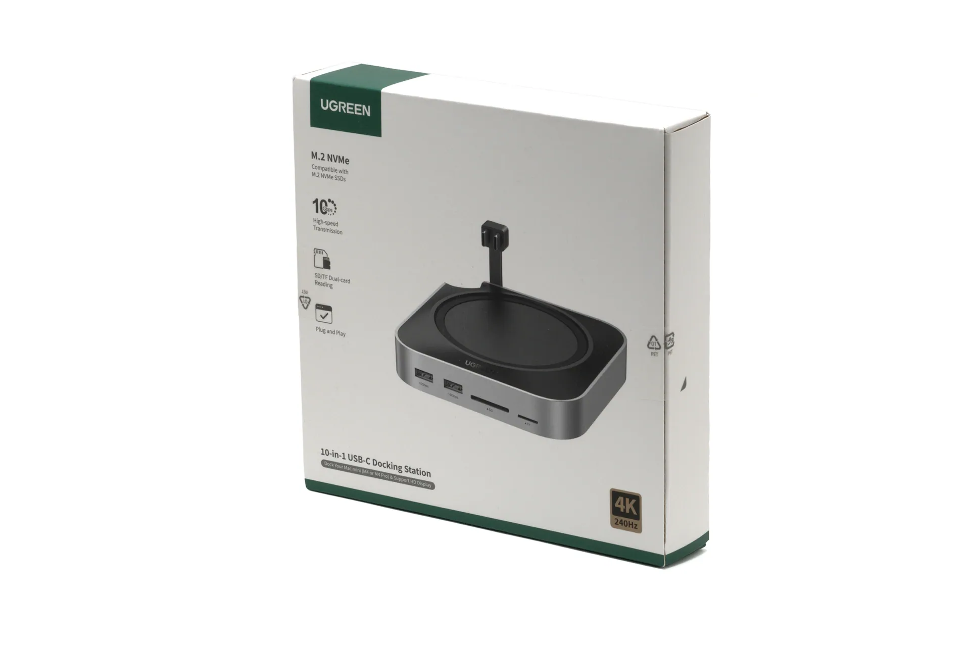 UGREEN Mac mini M4 ドッキングステーション レビュー：Mac miniと重ね
